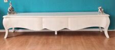 TV SCHRANK KOMMODE UNTERSCHRANK HOLZ WEISSTON B 2,10 3 SCHÜBE ANTIK-STIL 