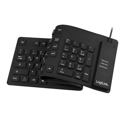 Tastatur flexibel wasserfest - tastatur,