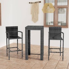 Gartenbar Set 3-tlg. Poly