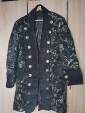 Gehrock Mantel Windlass Brokat Barock Mittelalter Pirat