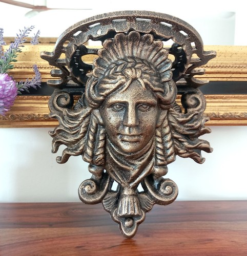 Eisen wandkonsole medusa - eisen,