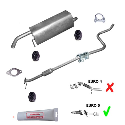 Auspuff montagezubehör kit - auspuff,