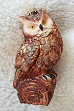 ❀ Eule Kautz Uhu Glasvogel