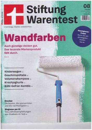 Stiftung warentest 2026 - warentest, 8/2026