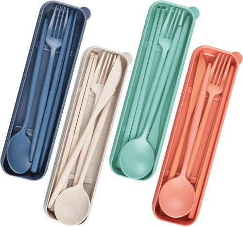 Reisebesteck set mit - reisebesteck-set, etui,