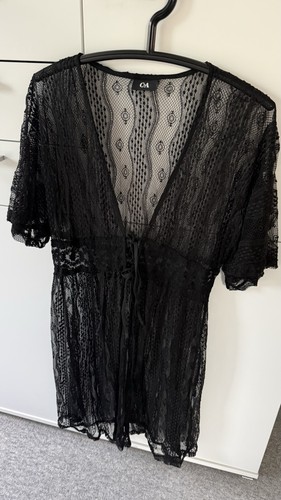 Strandtunika 38 schwarz - 36/38,