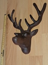Gußeiserner Elchkopf zur Wandmontage  | ORIGINAL