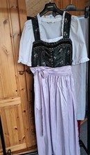 Dirndl 38 40, lang, oliv, mit