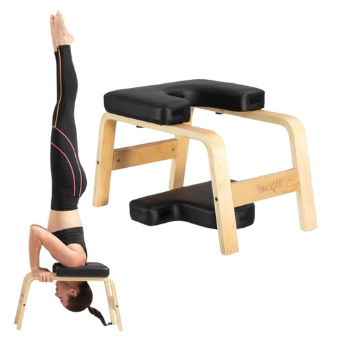 Yoga kopfstandbank holz und - yoga,
