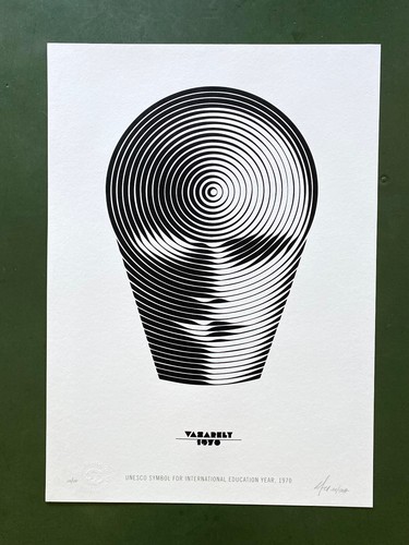 Limited vasarely art head - limited, op