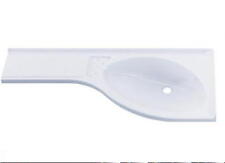 Waschbecken Ablage links