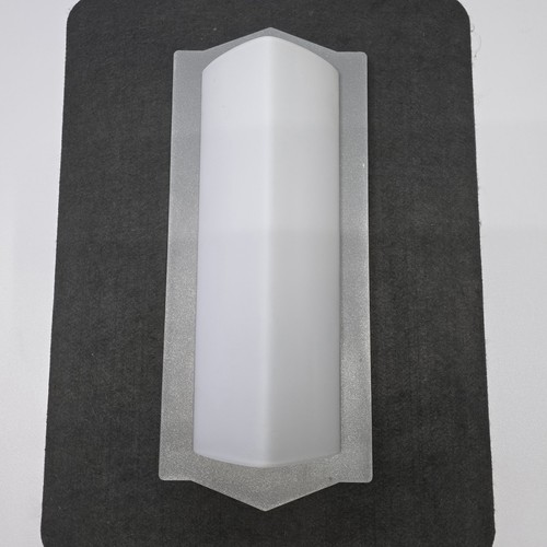 Wandleuchte metall milchglas - metall,,