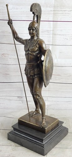 Bronze statue signiert - bronze, j