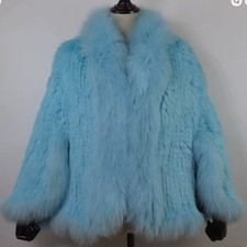 Damen Kaninchenfell Jäckchen