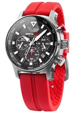 VOSTOK EUROPE Herrenuhr Solar Expedition South Pole Chronograph Rot Chrono VR42-