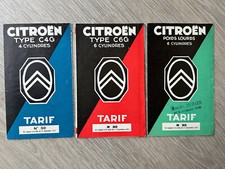 3x Citroen Preisliste 1932 C4