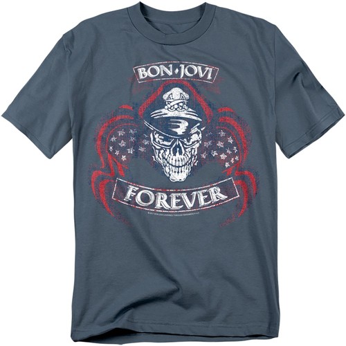 Bon jovi forever skull - skull, t-shirt