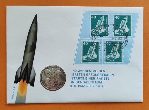 Rakete 2 numisbrief - v,