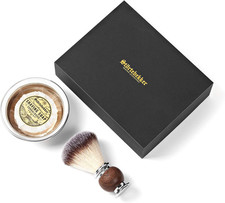 Störtebekker Rasierpinsel Set Kunsthaar Rasierseife Rasierer Rasier-Pinsel Bart