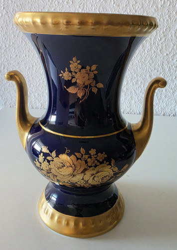 Bareuther porzellan prunkvase - bareuther,