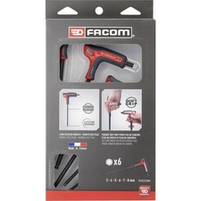 Facom Werkstatt Winkelschraubendreher-Set 6teilig Innen-Sechskant
