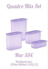 Tupperware Quadro Hits Set (4)