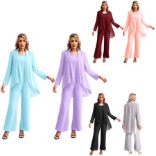 DE Damen Festlich Chiffon