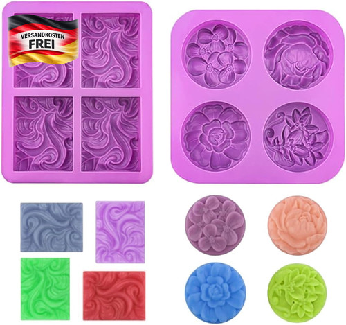 Silikon seifenform set - silikon,