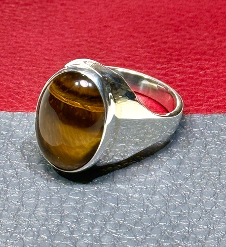 925er silber tigerauge - 925er, +