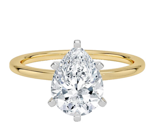 Verlobungsring 14k two tone - 14k,