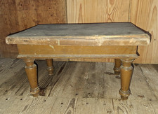 Antike Gründerzeit Fußbank Hocker Hitsche Weichholz