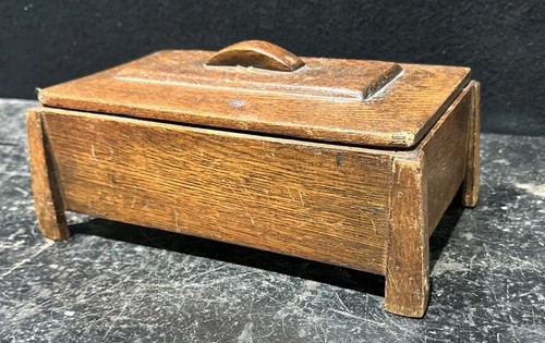 Vintage holzschatulle art deco - vintage,