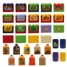 Playmobil 123 Ladegut Ernte Eisenbahn Bauernhof Flughafen Bausteine Steckspiel