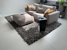 teppich 200x300 grau reine Wolle wie neu