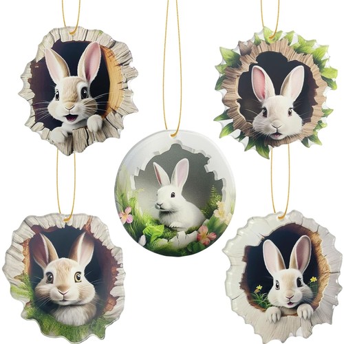 Osteranhänger hase acryl - osteranhänger,