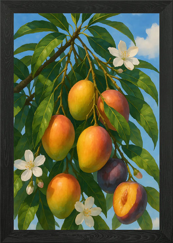 Mango und pflaumenbaum - und,