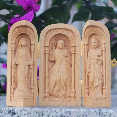 Katholische holzstatue - katholische,