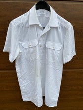 25 Bundeswehr Diensthemd Marine Arbeitshemd kurzarm weiss Gr S -XL Faschingshemd