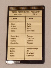 Wersi Memory Card ROM 1