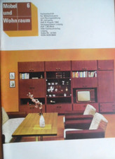 MÖBEL UND WOHNRAUM August 6- 1982 B DDR Schrankwand-Karelia Moritzbastei-Leipzig