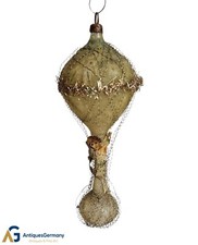 Alter Christbaumschmuck - Ballon mit Engel Oblate um 1900  (# 16972)