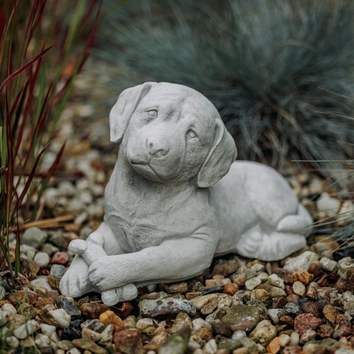 Labrador hund steinfigur 24 - hund,