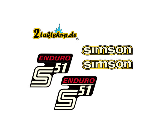 Dekorsatz simson s51 enduro - s51,