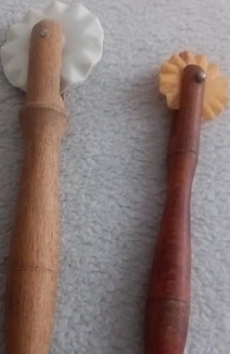 Antike teigräder set mit - teigräder,