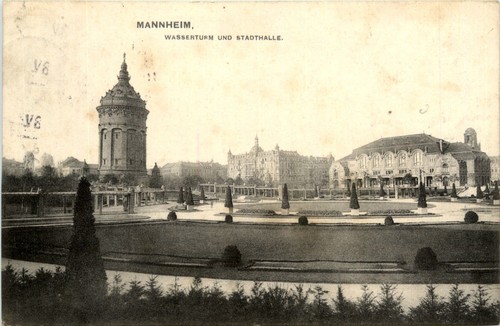Mannheim wasserturm und - -,