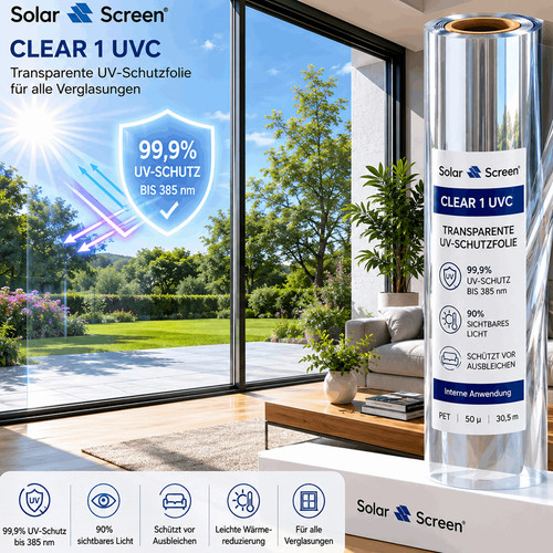 Schutzfolie m - uv, 9,8€/m²
