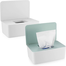 2 Stück Feuchttücher Box Baby, Toilettenpapier Aufbewahrungsbox, Dose Für Feucht