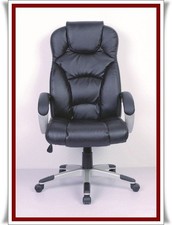 Bürostuhl Chefsessel Drehstuhl Büro Stuhl Schreibtischstuhl Ökolder schwarz BS02