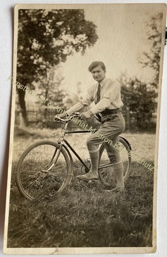 Orig foto 1925 - 1925, fahrrad