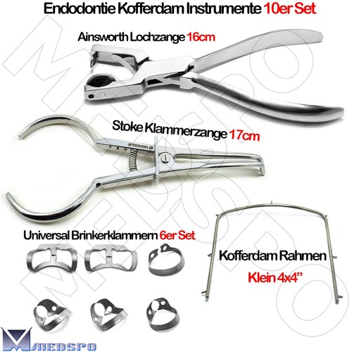 Kofferdam klammern ainsworth - kofferdam,